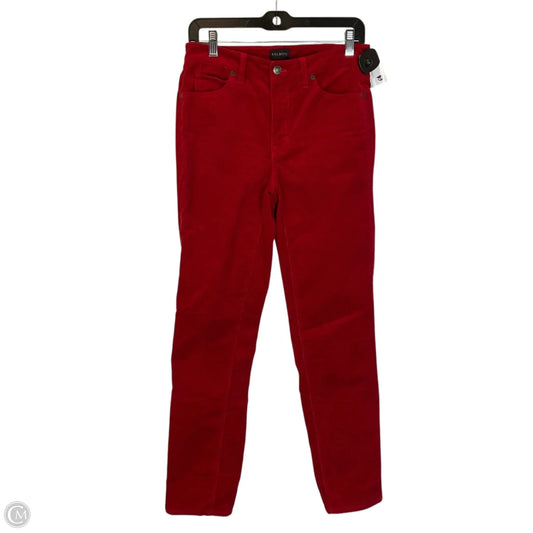 Pants Corduroy By Talbots In Red, Size: 2