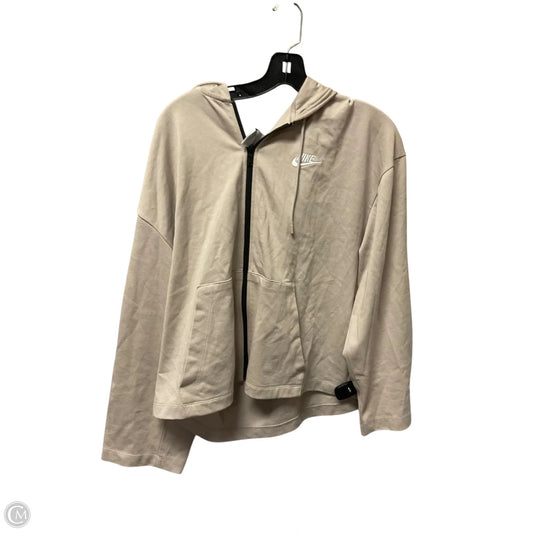 Jacket Other By Nike In Cream, Size: L