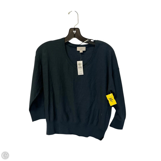 Top Long Sleeve Basic By Loft In Blue, Size: Xs