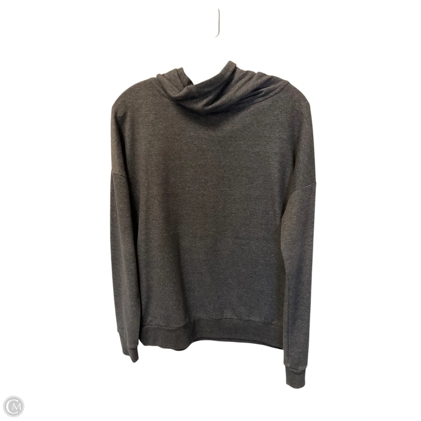Sweatshirt Collar By Simply Noelle In Grey, Size: S