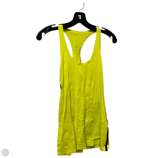 Athletic Tank Top By Lululemon In Yellow, Size: S