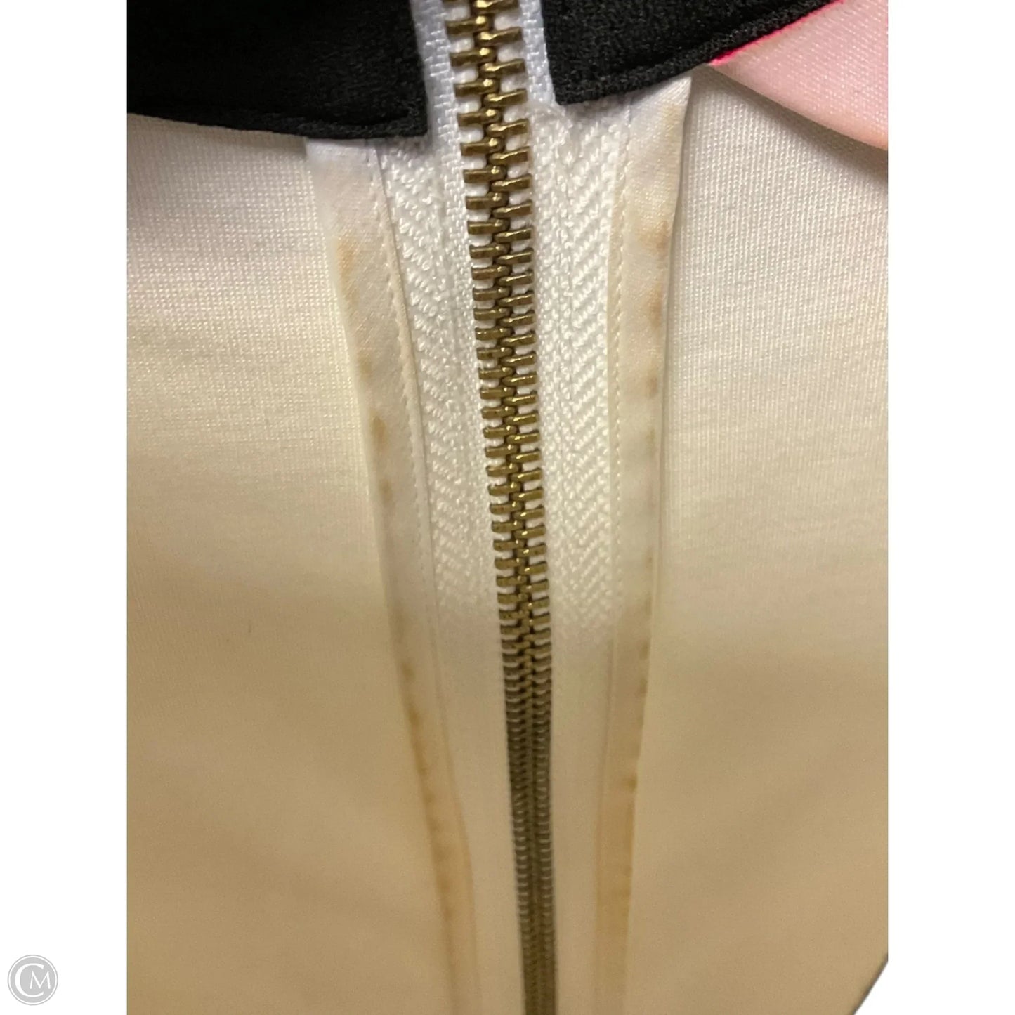 Dress Casual Short By Ted Baker In Black & Cream, Size: M