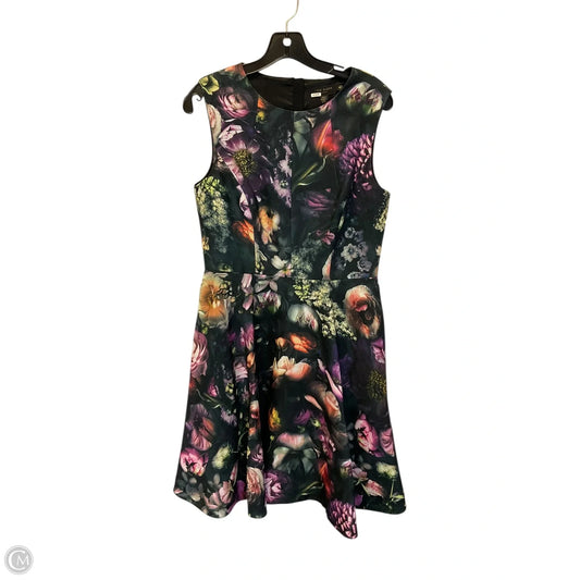Dress Casual Midi By Ted Baker In Multi-colored, Size: M