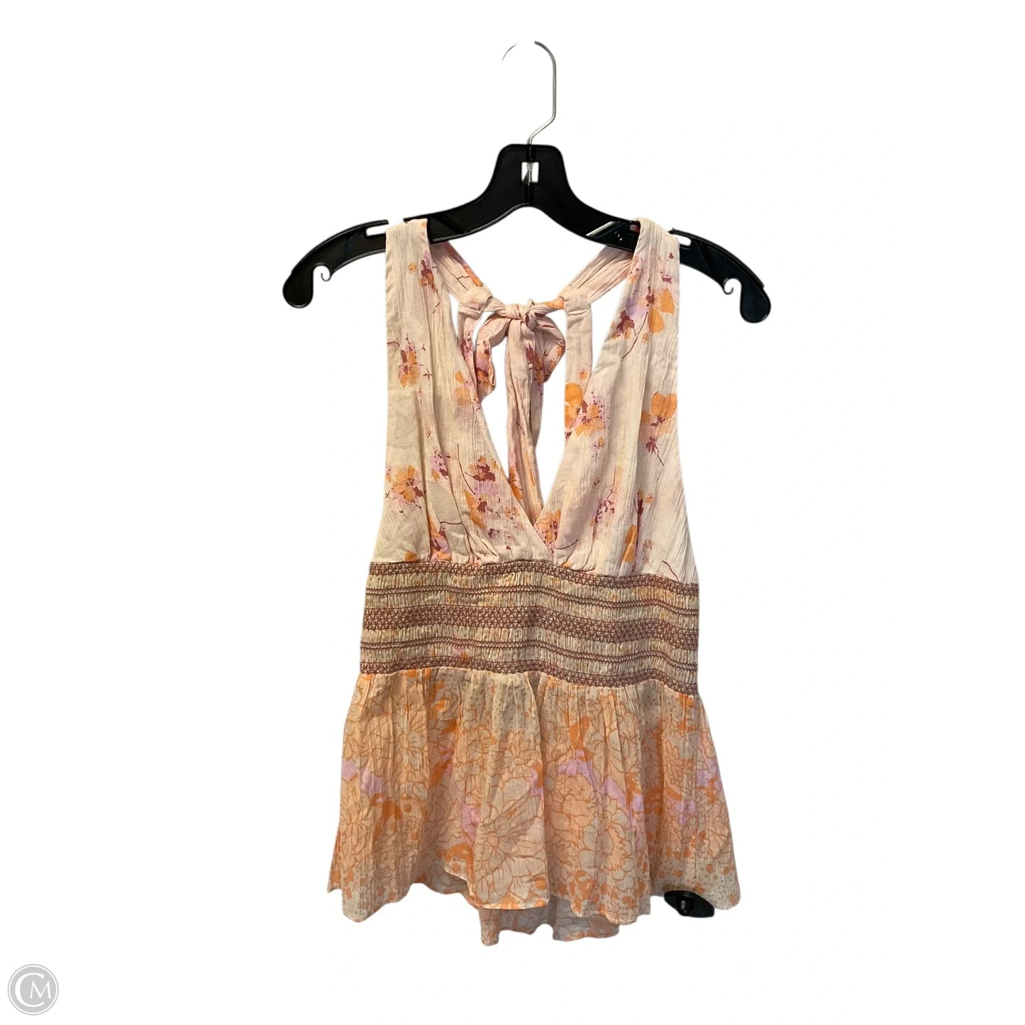 Top Sleeveless By Free People In Orange, Size: L