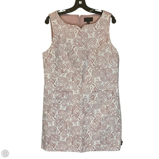 Dress Casual Midi By Target-designer In Pink & White, Size: L
