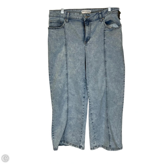 Jeans Wide Leg By Marc New York In Blue Denim, Size: 16