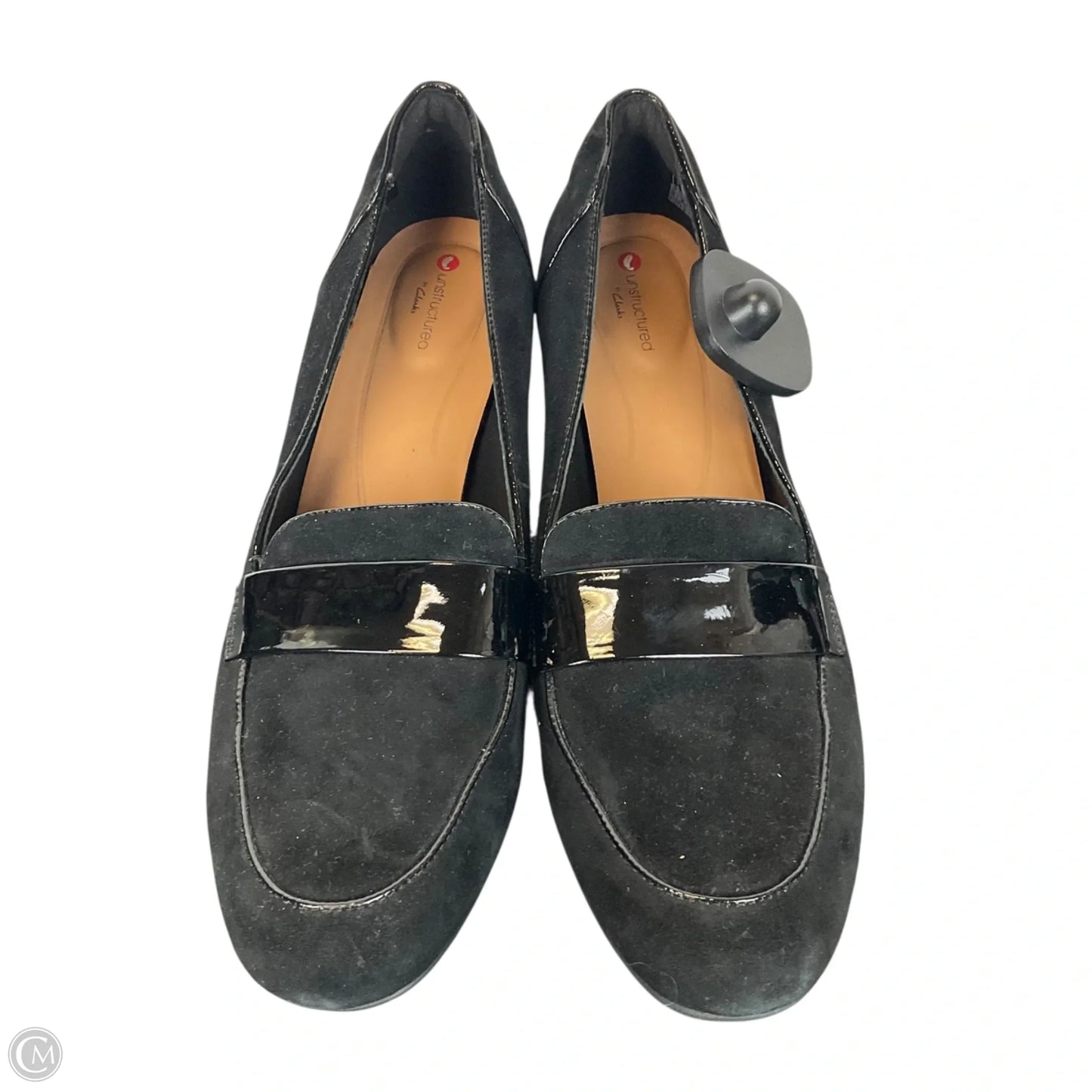 Shoes Heels Wedge By Clarks In Black, Size: 9.5