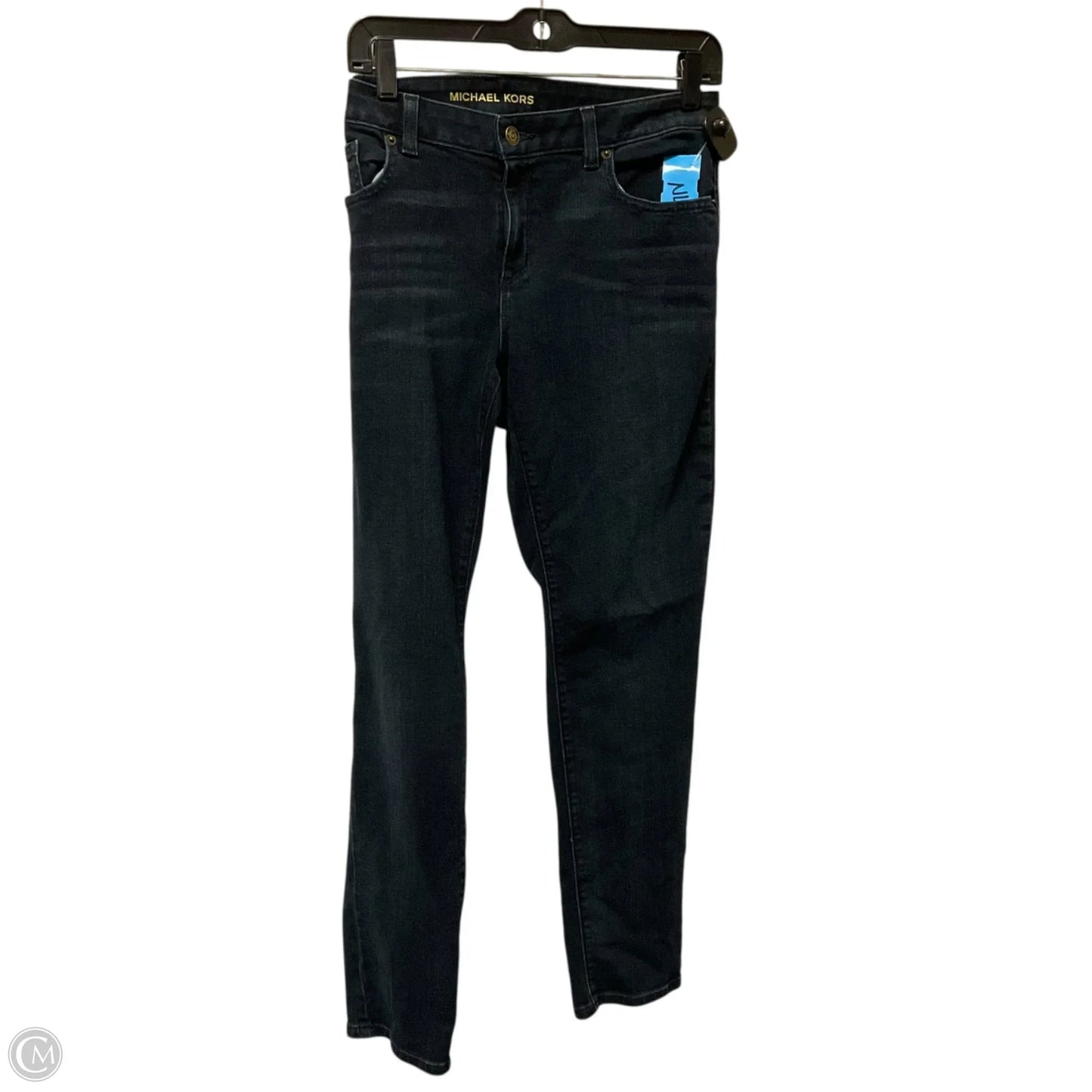 Jeans Skinny By Michael By Michael Kors In Blue Denim, Size: 10