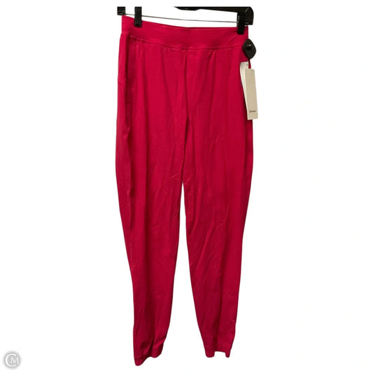 Athletic Pants By Lululemon In Red, Size: 4