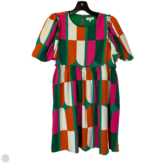 Dress Casual Short By Tcec In Multi-colored, Size: M