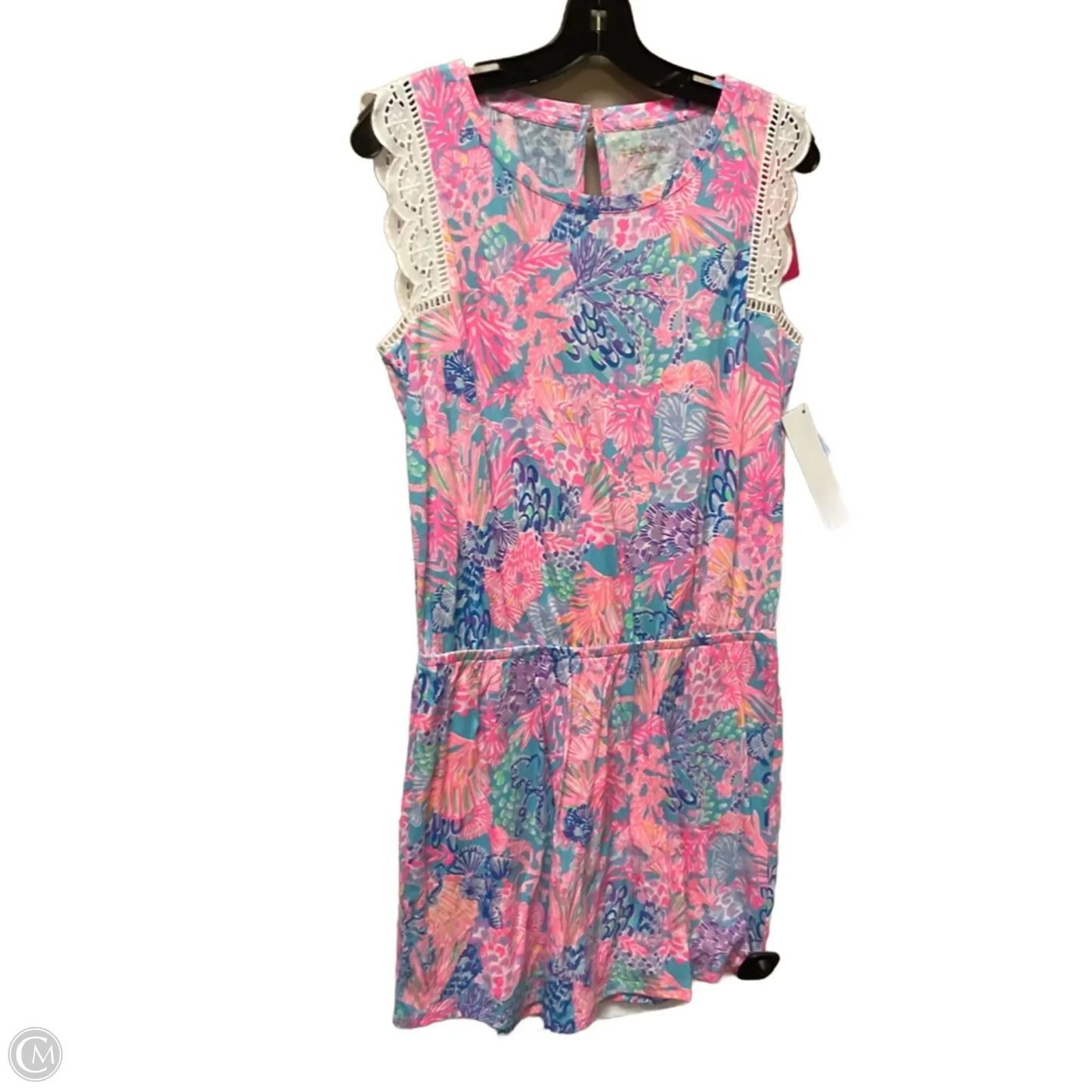 Romper Designer By Lilly Pulitzer In Pink, Size: M