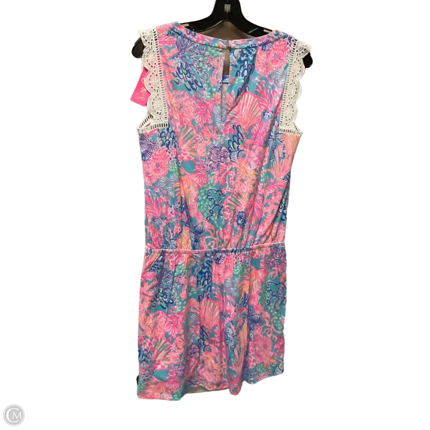 Romper Designer By Lilly Pulitzer In Pink, Size: M
