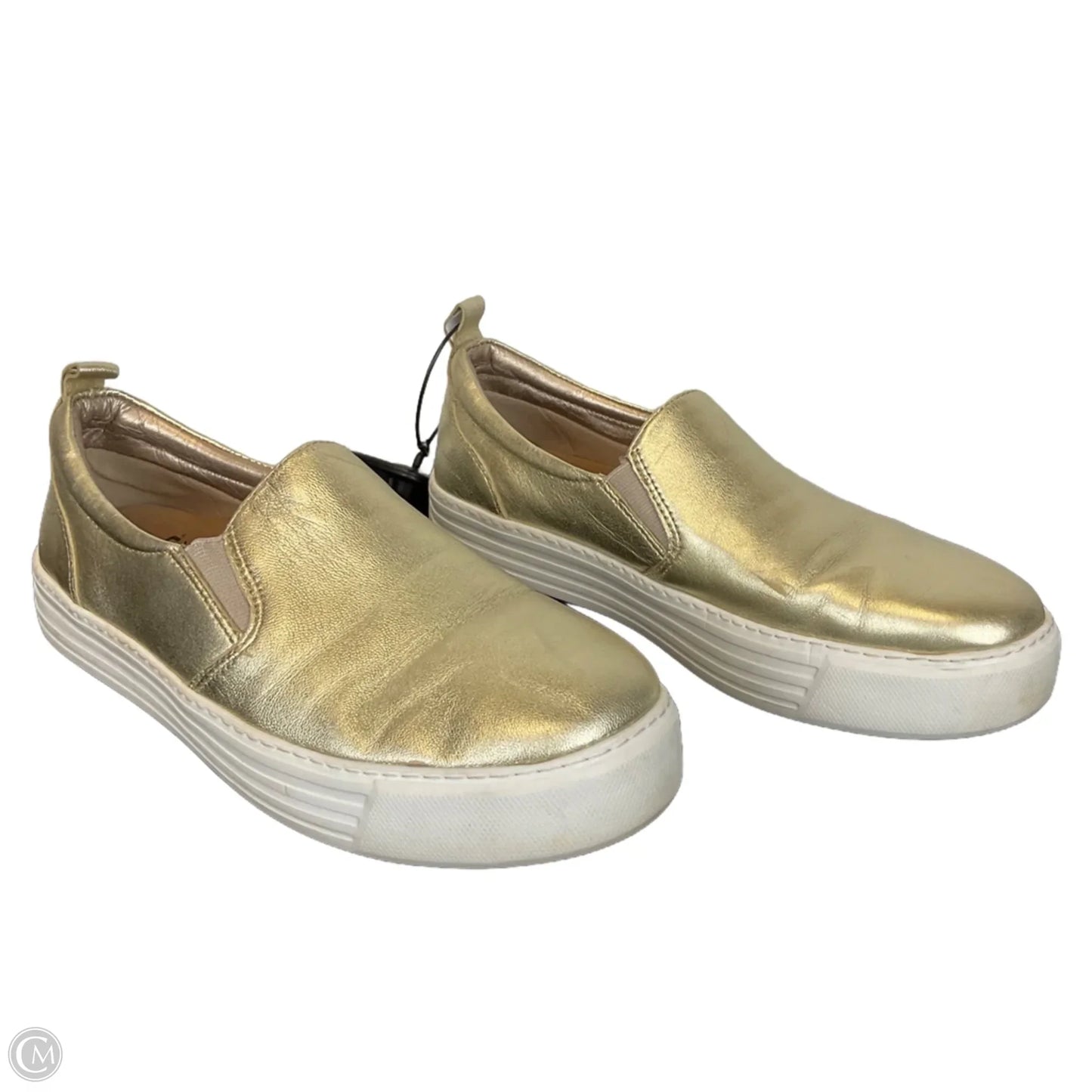 Shoes Flats By Earth In Gold, Size: 8