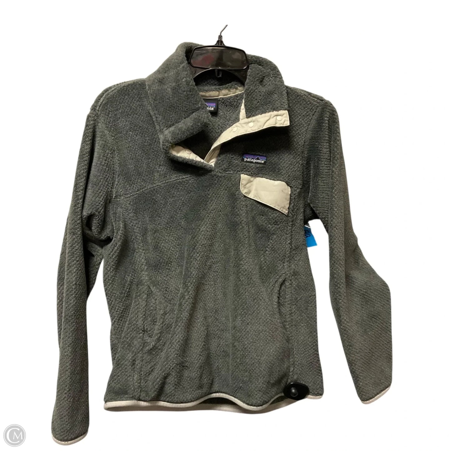 Jacket Faux Fur & Sherpa By Patagonia In Grey, Size: M