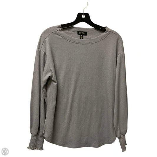 Top Long Sleeve Basic By Jessica Simpson In Purple, Size: Xs