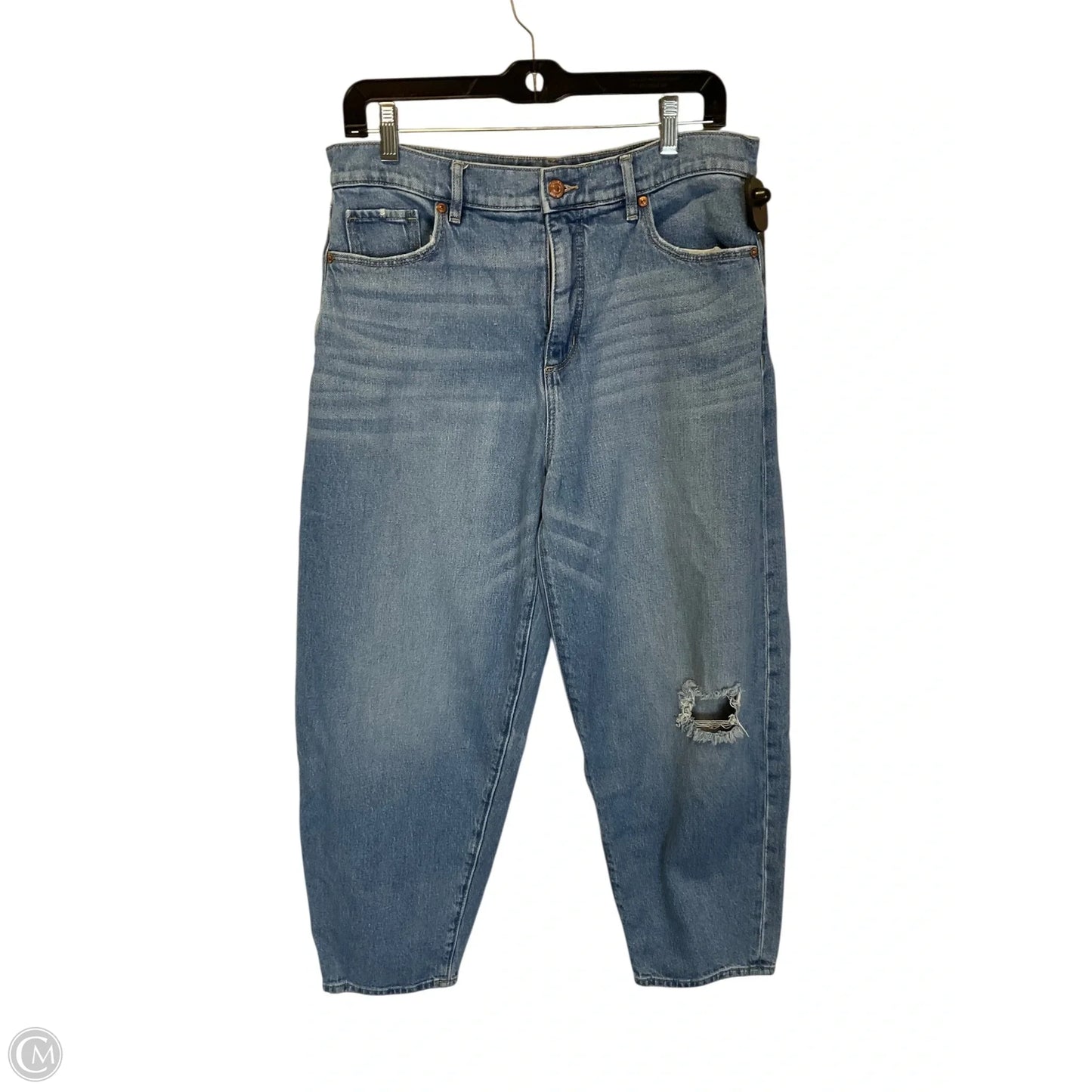 Jeans Wide Leg By Loft In Blue Denim, Size: 8