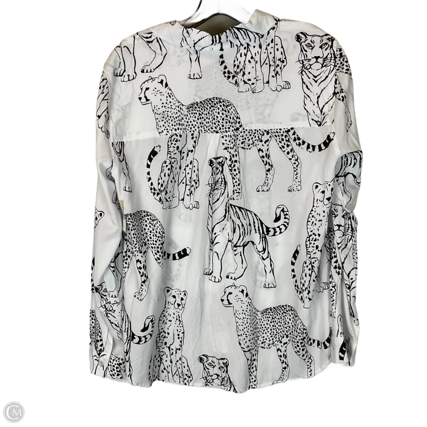 Top Long Sleeve By Jane And Delancey In White, Size: S