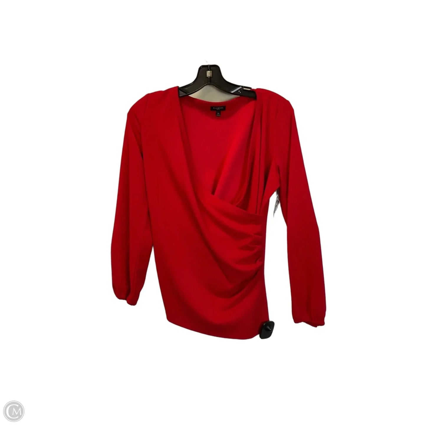 Top Long Sleeve By Talbots In Red, Size: M