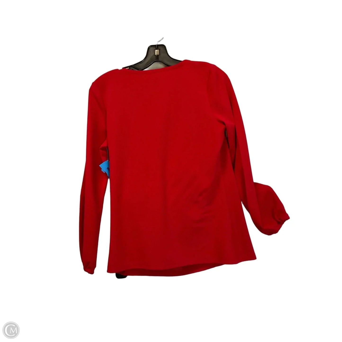 Top Long Sleeve By Talbots In Red, Size: M