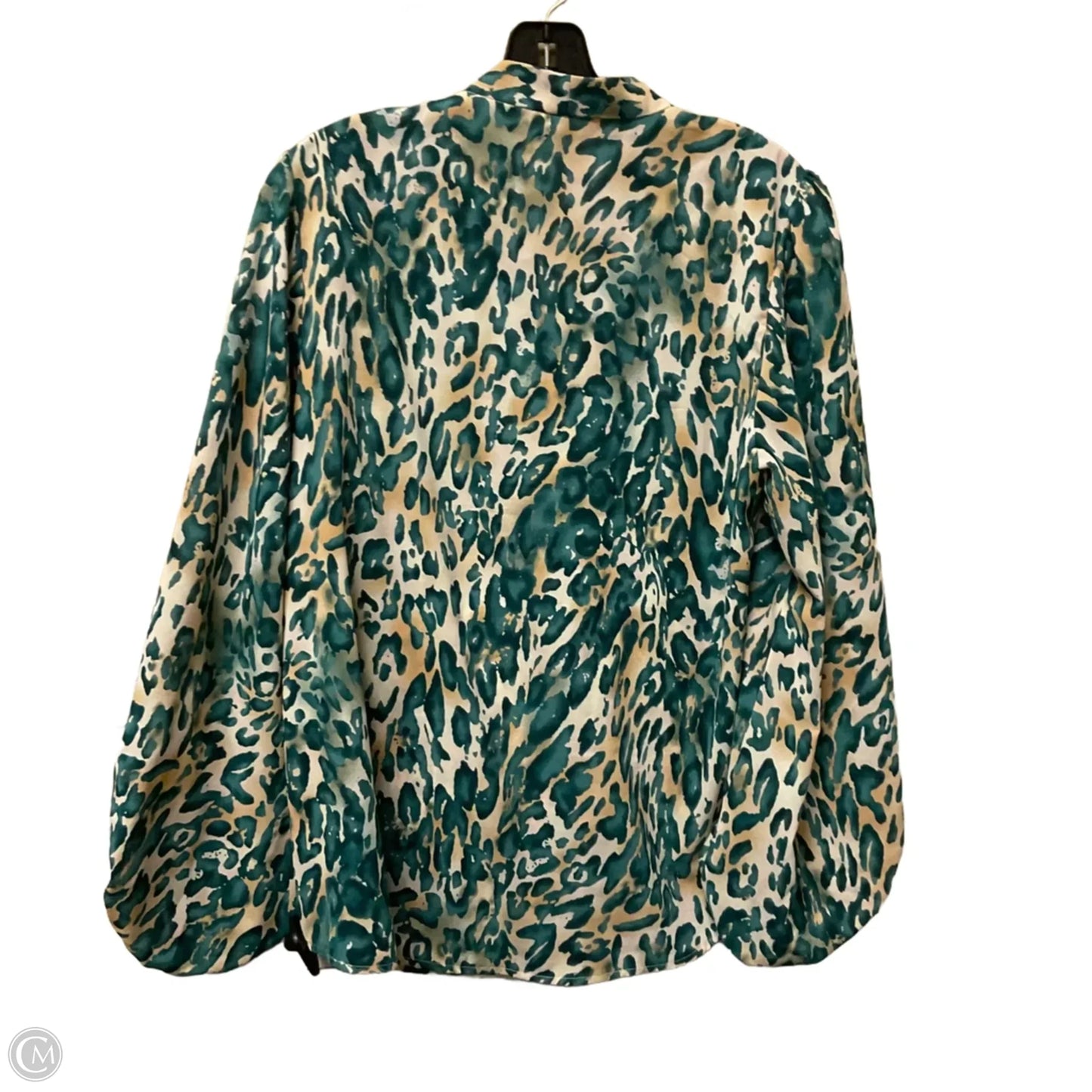 Top Long Sleeve By Jodifl In Green, Size: M