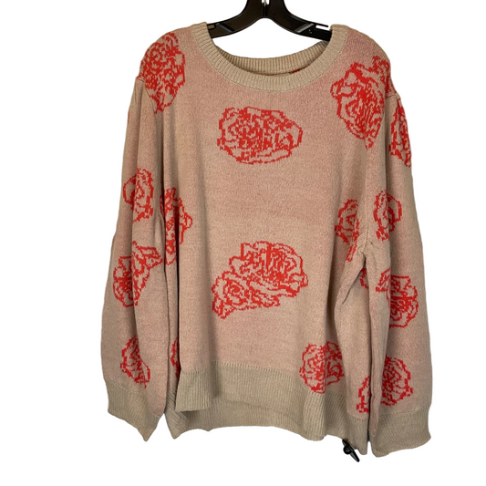 Sweater By First Love In Brown, Size: 3x