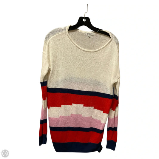 Top Long Sleeve By Madewell In Cream, Size: M