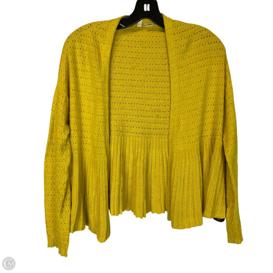 Cardigan By Moth In Yellow, Size: Xs