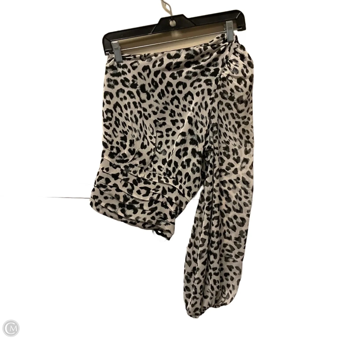 Top Long Sleeve By Express In Animal Print, Size: L
