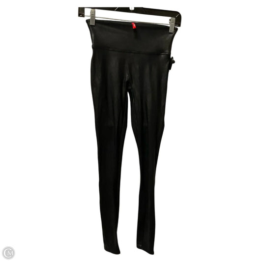 Athletic Leggings By Spanx In Black, Size: Xs
