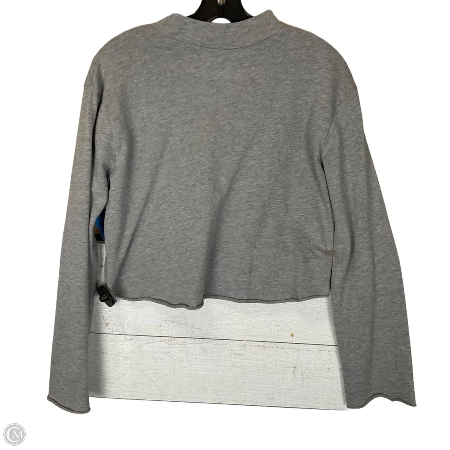 Top Long Sleeve Basic By Tommy Hilfiger In Grey, Size: M