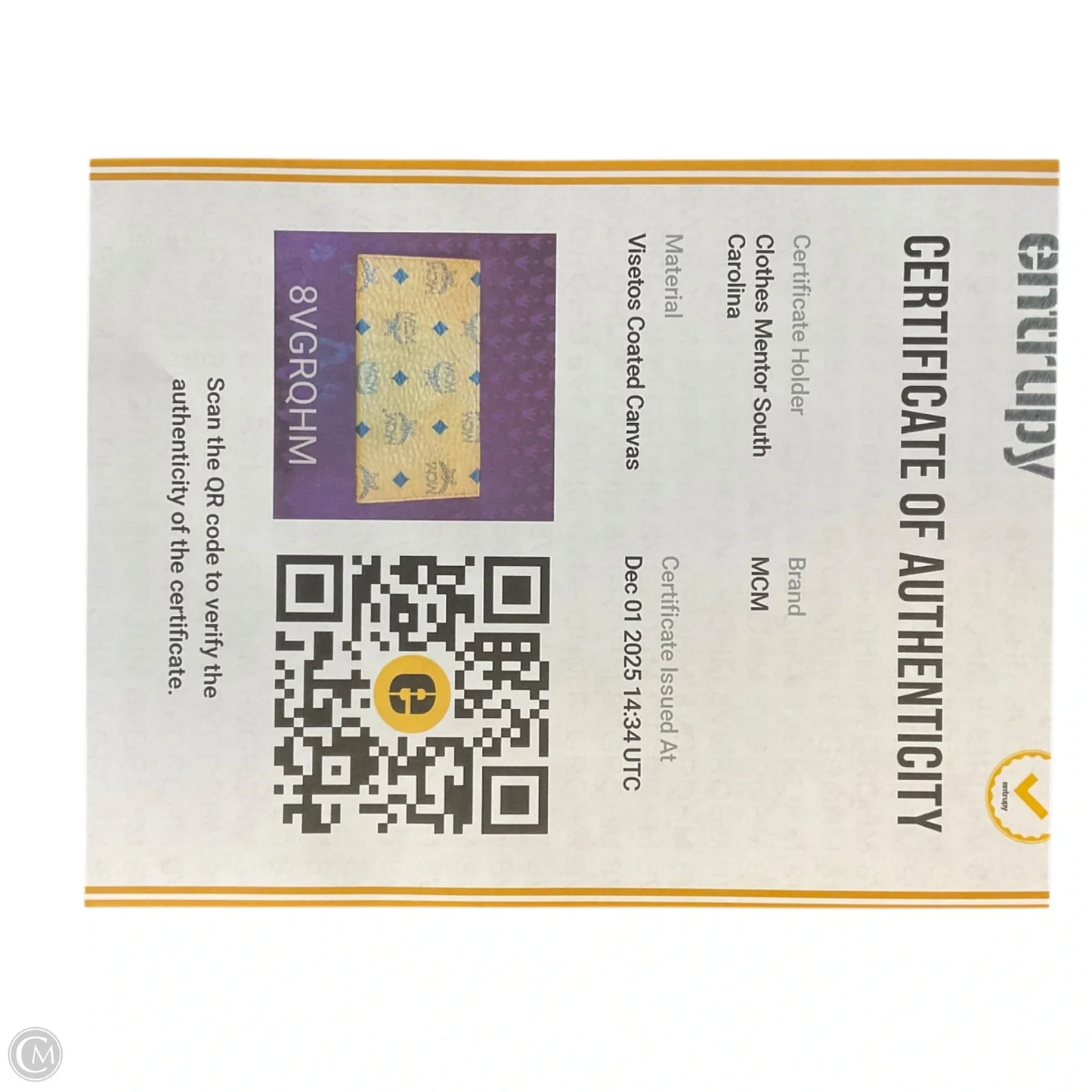 Wallet Luxury Designer By Mcm, Size: Medium