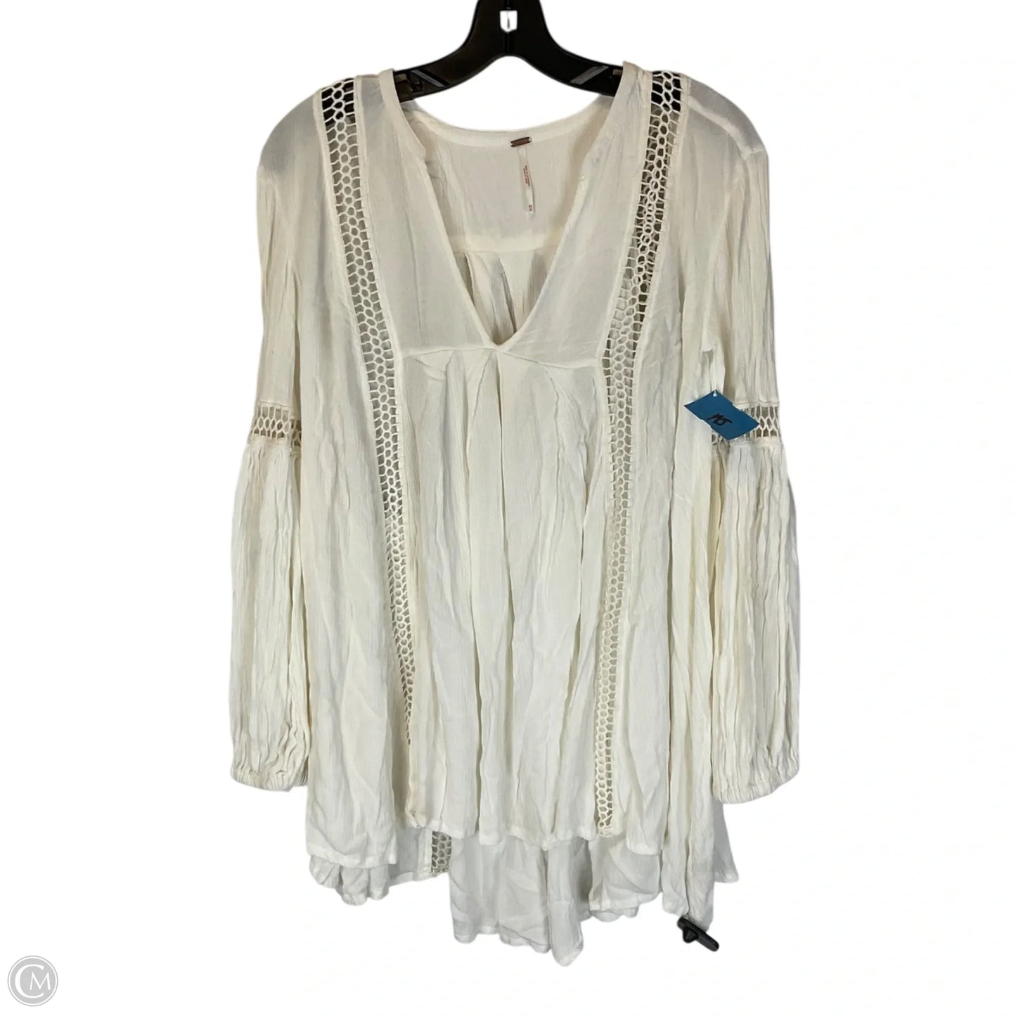 Top Long Sleeve By Free People In White, Size: Xs