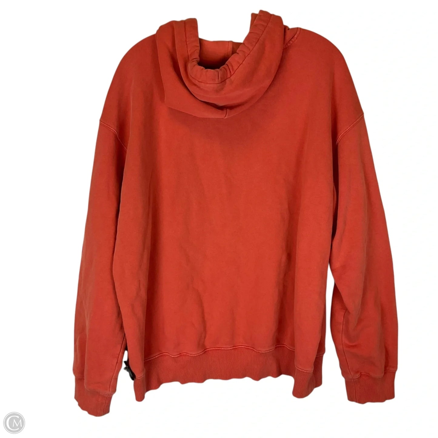Sweatshirt Hoodie By Clothes Mentor In Orange, Size: L
