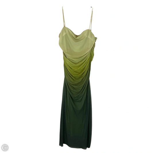 Dress Casual Midi By Micas In Green, Size: L