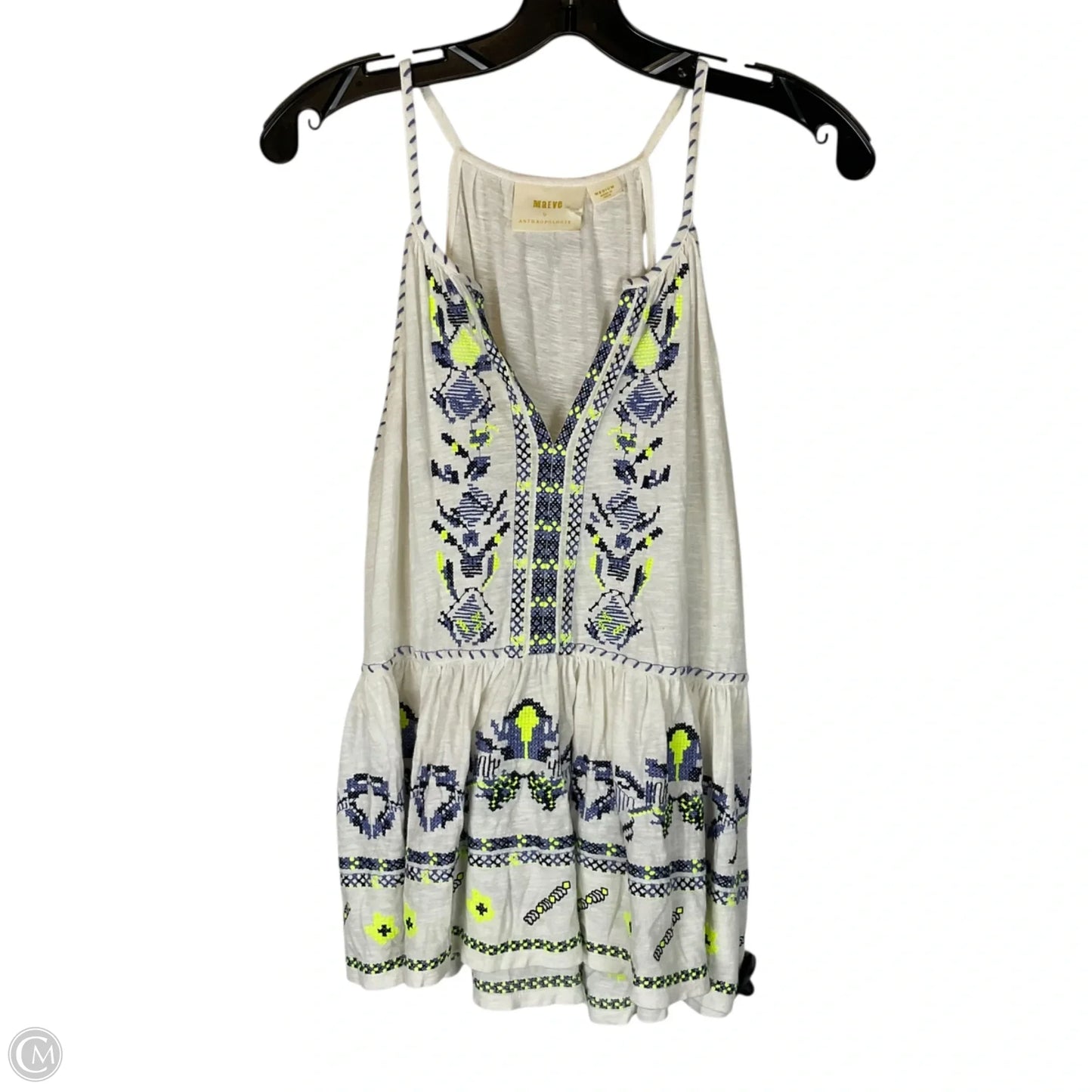 Top Short Sleeve By Maeve In White, Size: M