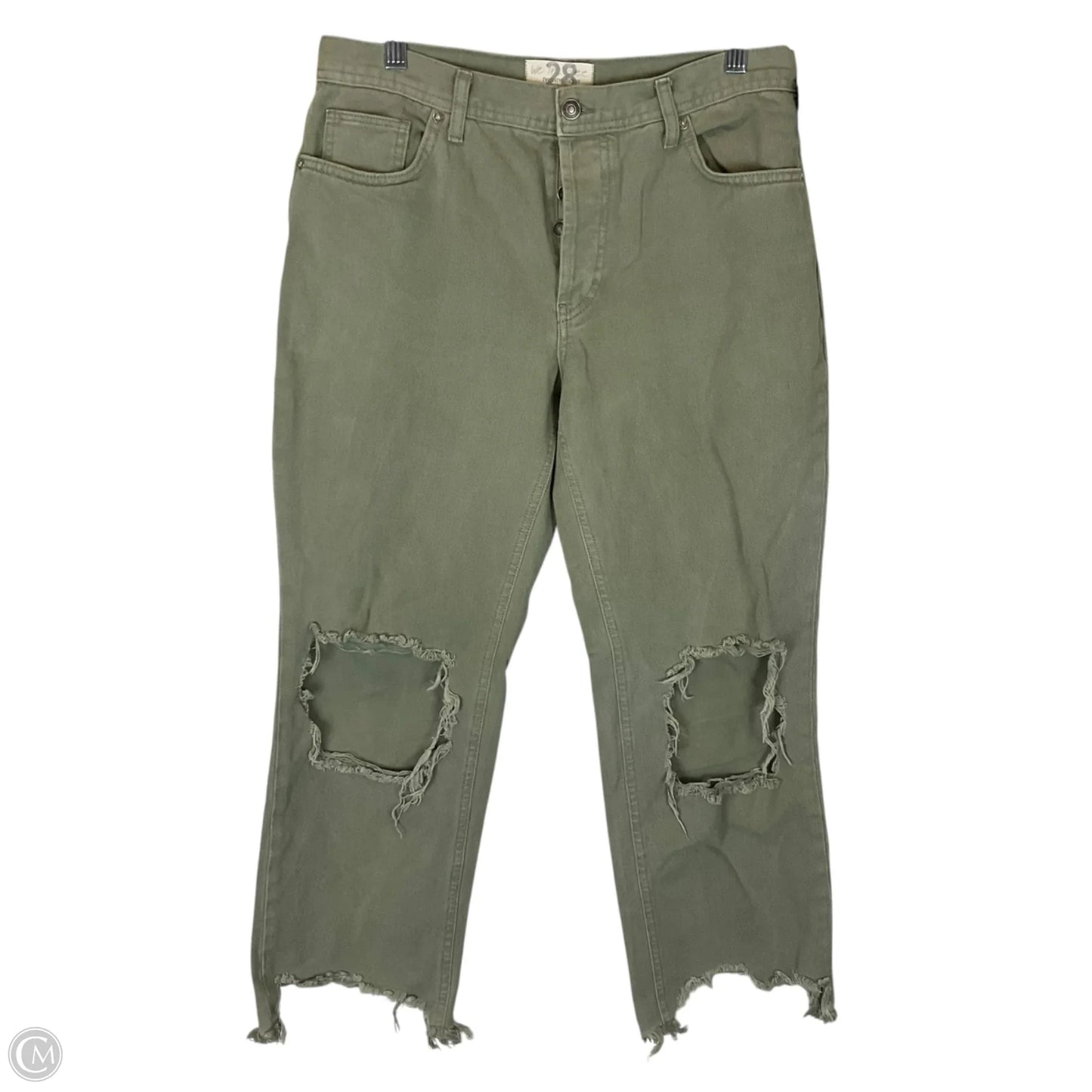 Jeans Wide Leg By We The Free In Green, Size: 6