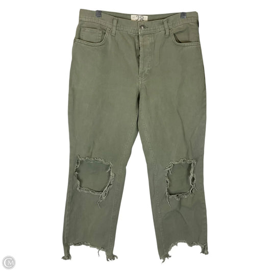 Jeans Wide Leg By We The Free In Green, Size: 6