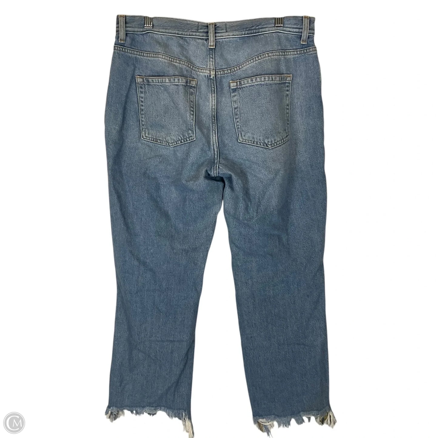 Jeans Wide Leg By We The Free In Blue Denim, Size: 8