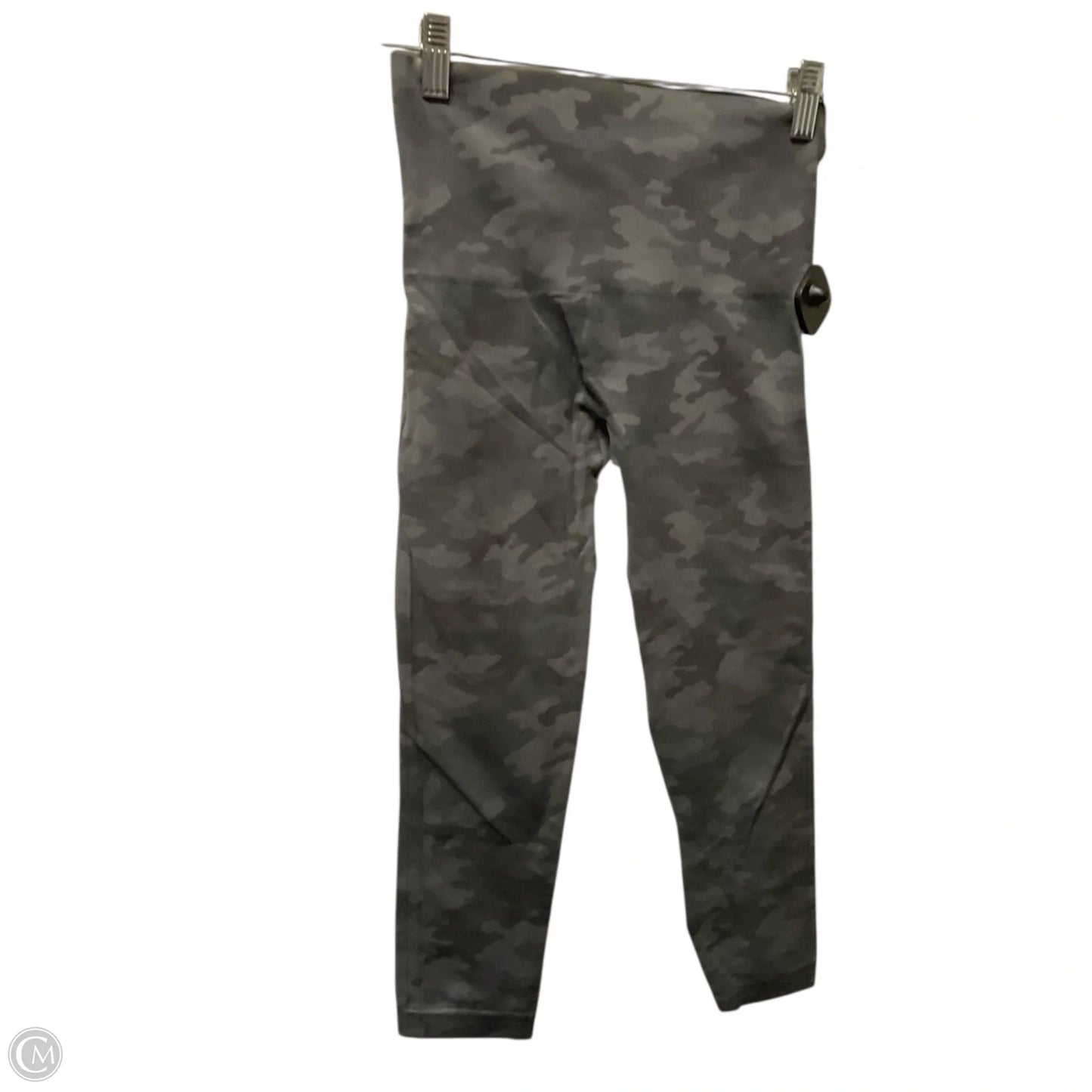 Athletic Leggings By Spanx In Green, Size: M