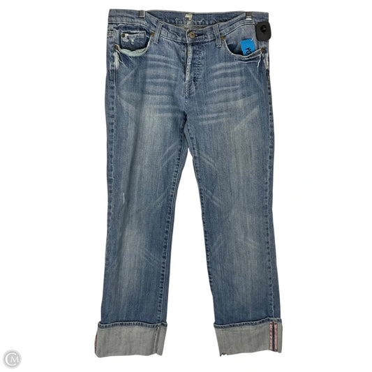 Jeans Straight By 7 For All Mankind In Blue Denim, Size: 12