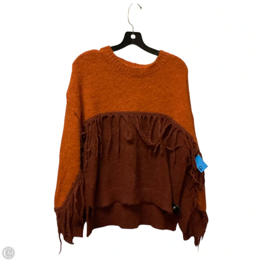 Sweater By Dreamers In Orange, Size: M