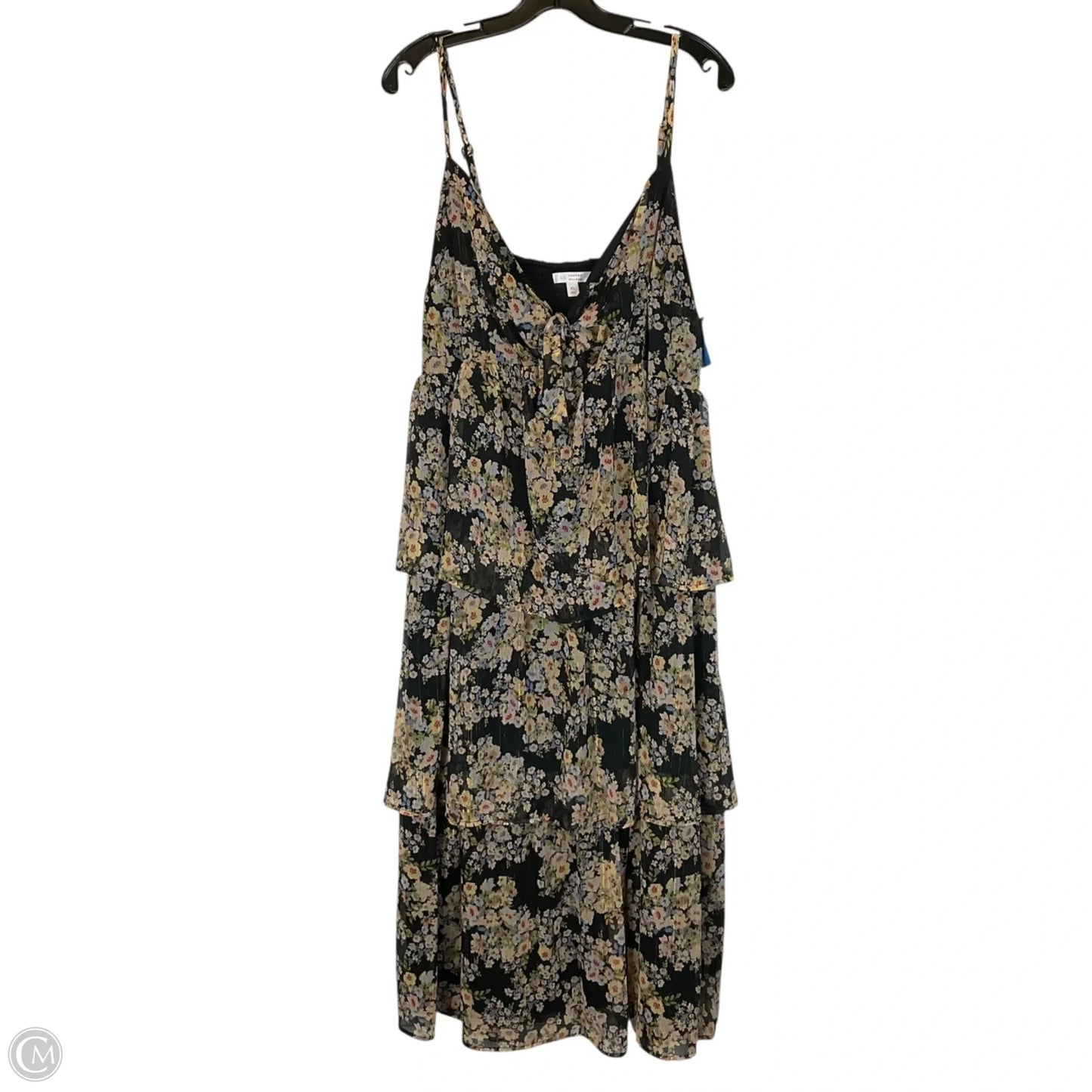 Dress Casual Maxi By Lc Lauren Conrad In Black, Size: Xl