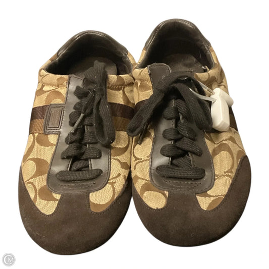 Shoes Designer By Coach In Brown, Size: 8