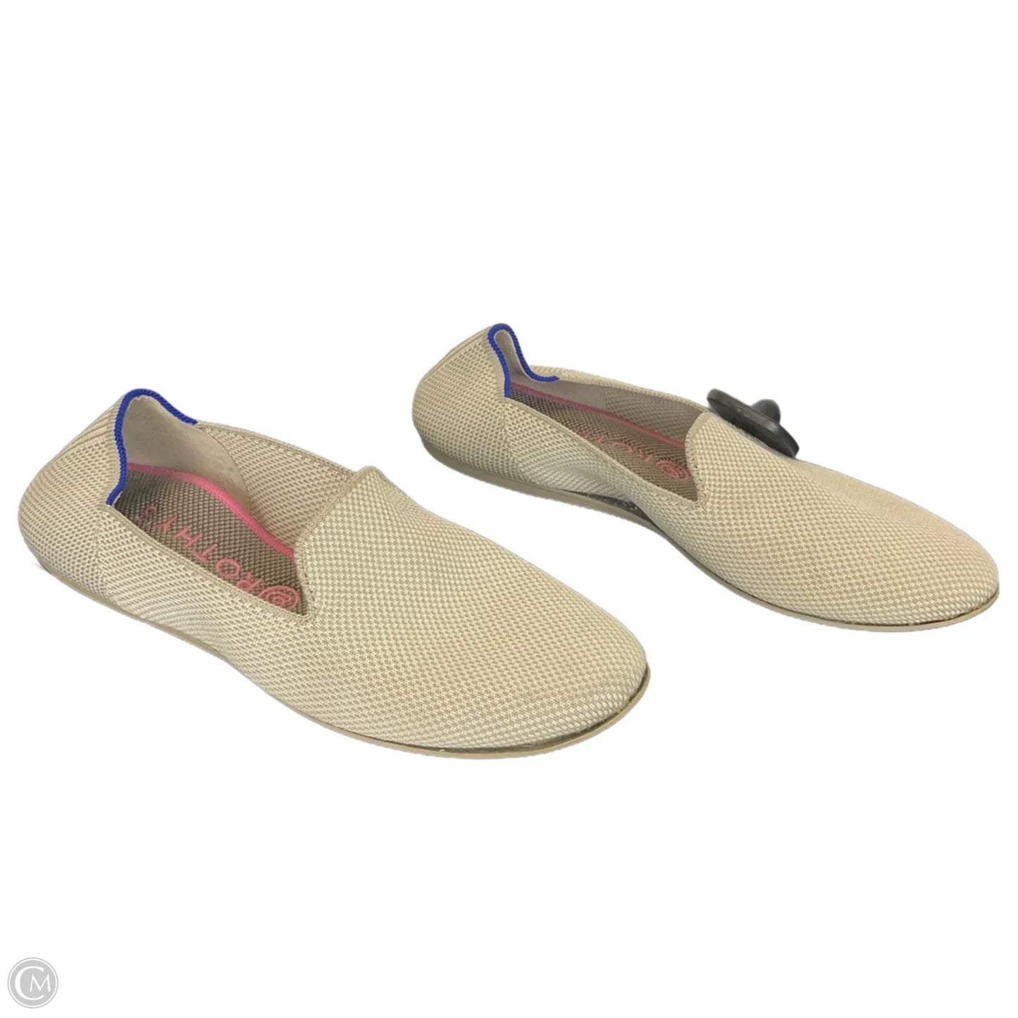 Shoes Flats By Rothys In Cream, Size: 9.5