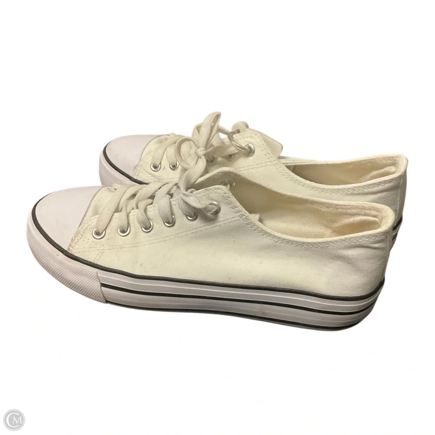 Shoes Sneakers By C And C In White, Size: 10