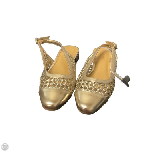 Shoes Flats By J. Crew In Gold, Size: 7