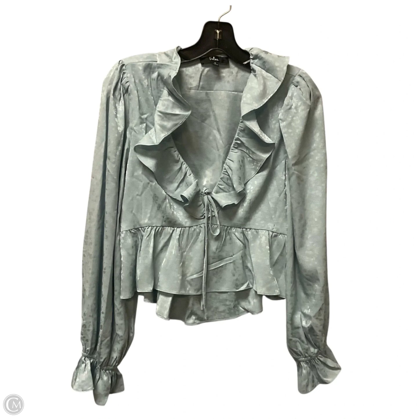 Top Long Sleeve By Lulus In Blue, Size: M