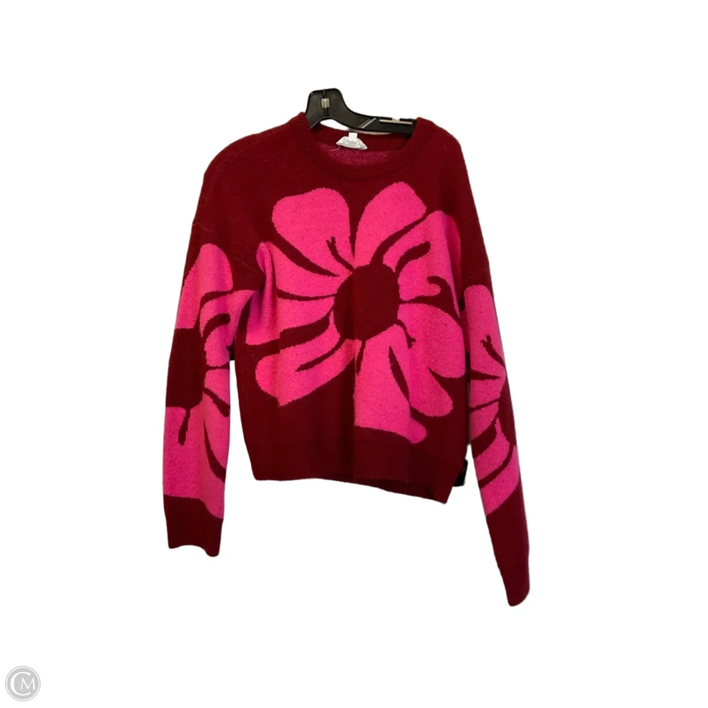 Sweater By Thml In Pink & Red, Size: Xl