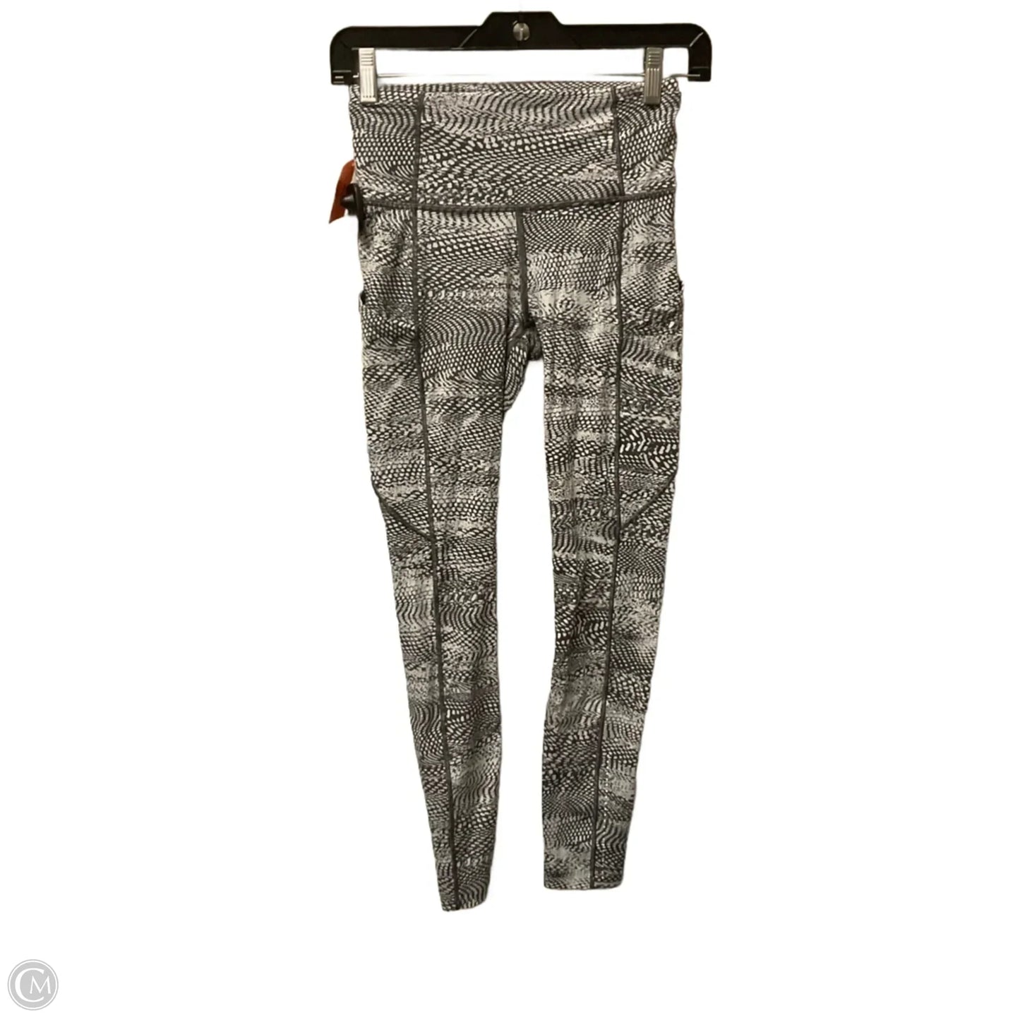 Athletic Leggings By Lululemon In Snakeskin Print, Size: 4