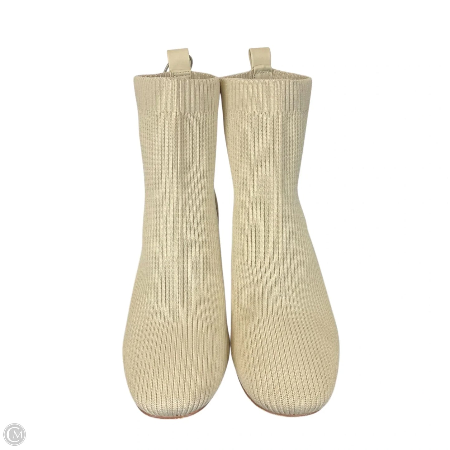 Boots Ankle Heels By Joie In Cream, Size: 7.5